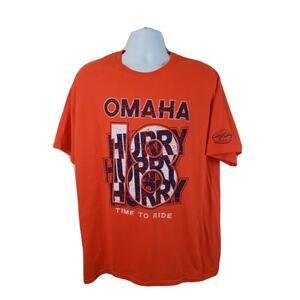 Promotional Denver Broncos Peyton Manning Omaha Hurry orange t-shirt XL
